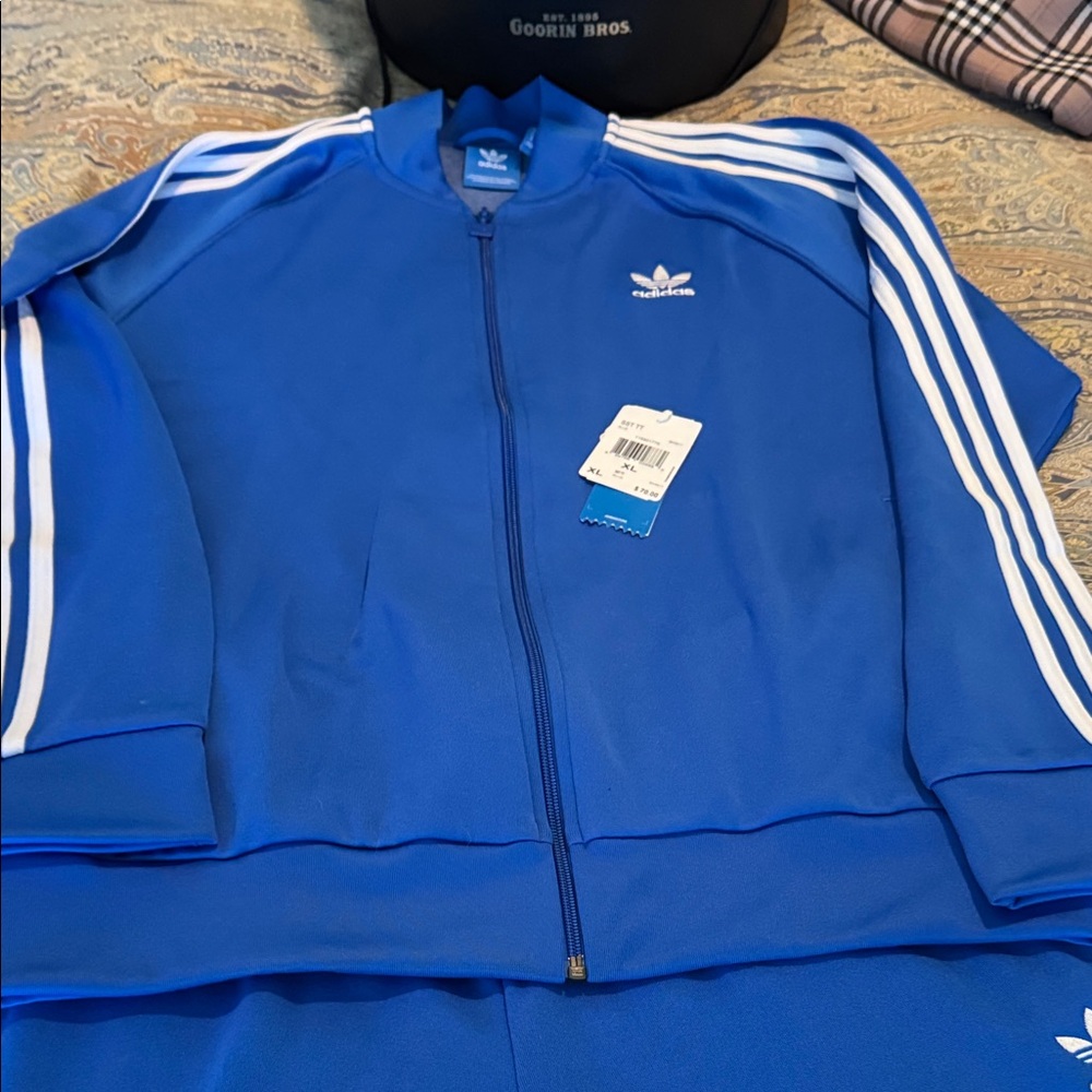 Adidas Men's Royal Blue Track Jacket
